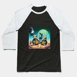 Turtle in space Baseball T-Shirt